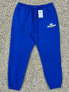 Nike Club Men’s Fleece Joggers Pants Blue HJ2185-480, Size Large (New)